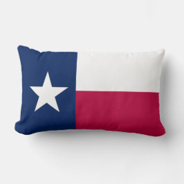Lone Star Texas State Flag Throw Pillow (3 Sizes) Lendenkissen