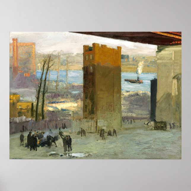 Lone Tenement - George Bellows Fine Art Poster (Vorne)