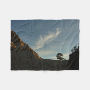 Lone Torrey Pine California Sunset Landschaft Fleecedecke