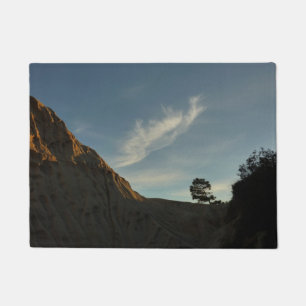 Lone Torrey Pine California Sunset Landschaft Fußmatte