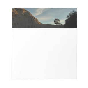 Lone Torrey Pine California Sunset Landschaft Notizblock