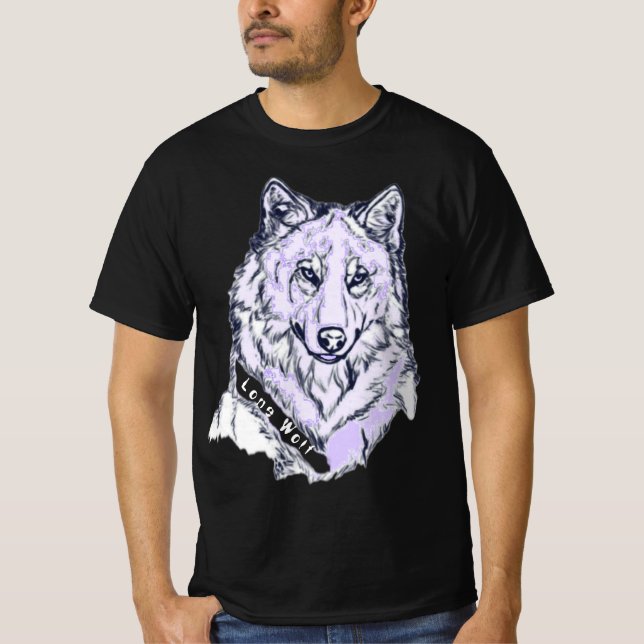 Lone Wolf Amethyst Lila T-Shirt (Vorderseite)