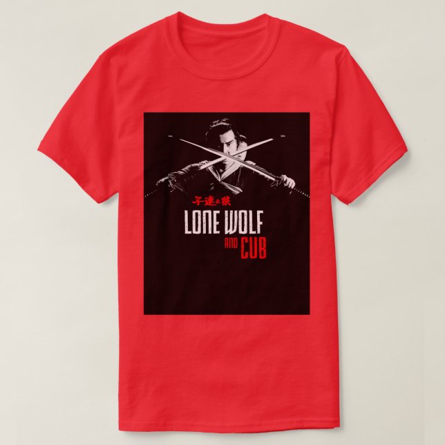Lone Wolf and Cub grey T-Shirt (Design vorne)