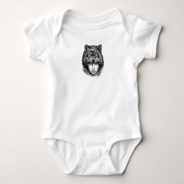 Lone Wolf Baby Strampler (Vorderseite)