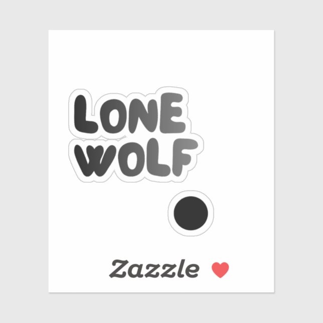 Lone Wolf Club Aufkleber (Blatt)