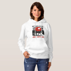 Lone Wolf Code – Nicht asozial, nur gegen Schwachs Hoodie