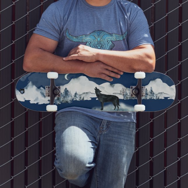 Lone Wolf D Brand Skateboard (Außenbereich 3)