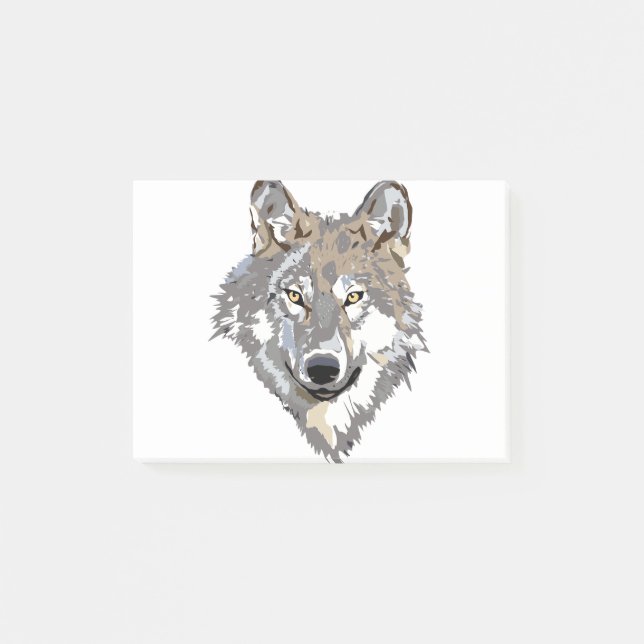Lone Wolf Design Post-it Klebezettel (Vorderseite)