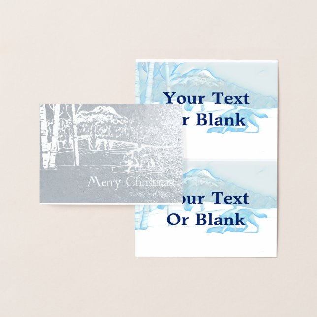 Lone Wolf im WInter Folienkarte (Anzeige)