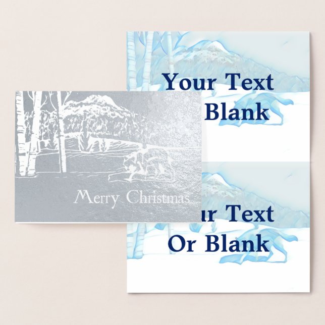 Lone Wolf im WInter Folienkarte (Anzeige)