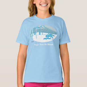 Lone Wolf im Winter T-Shirt