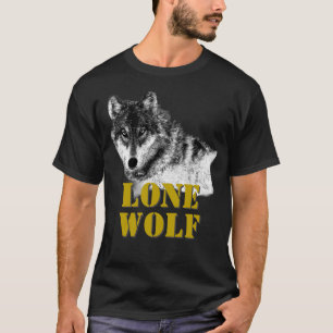 Lone Wolf Male Sigma Modern Minimalistisch T-Shirt