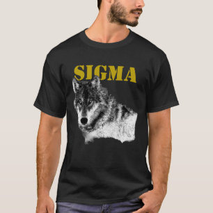 Lone Wolf Male Sigma Modern Minimalistisch T-Shirt