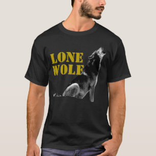 Lone Wolf Male Sigma Modern Minimalistisch T-Shirt