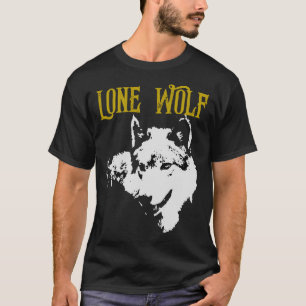 Lone Wolf Male Sigma Modern Minimalistisch T-Shirt