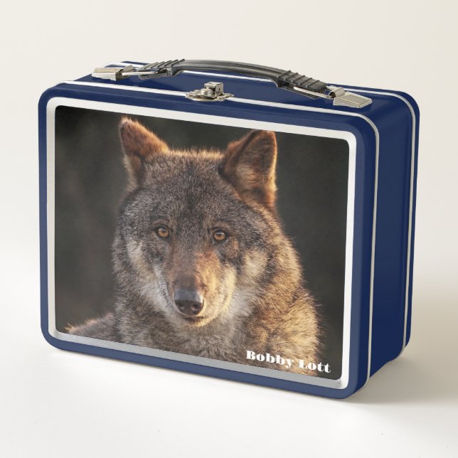 Lone Wolf Metall Brotdose (Vorderseite)