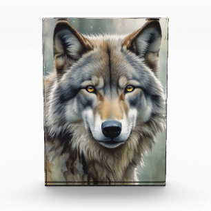 Lone Wolf Motivierend Inspiration Art Fotoblock