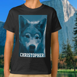 Lone Wolf Personalisiert T - Shirt