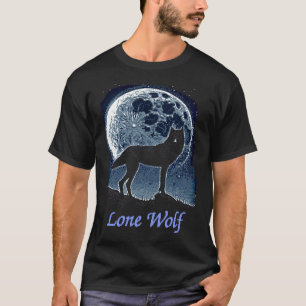 Lone Wolf Pixel Art T - Shirt