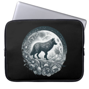Lone Wolf Tracks Laptopschutzhülle