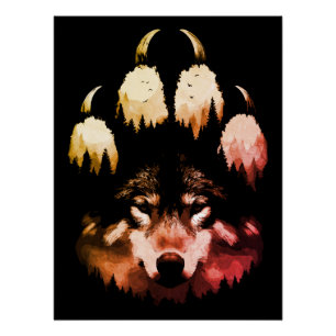 Lone Wolf. Wildes Soul Poster