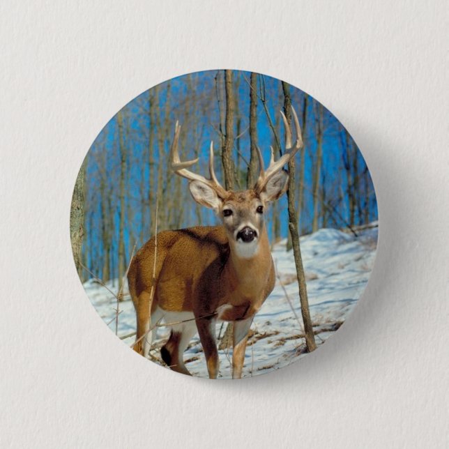 Loneley Reindeer Button (Vorderseite)