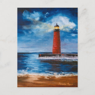 Lonely Beacon Postcard Postkarte