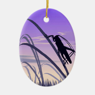 Lonely Cricket Keramikornament