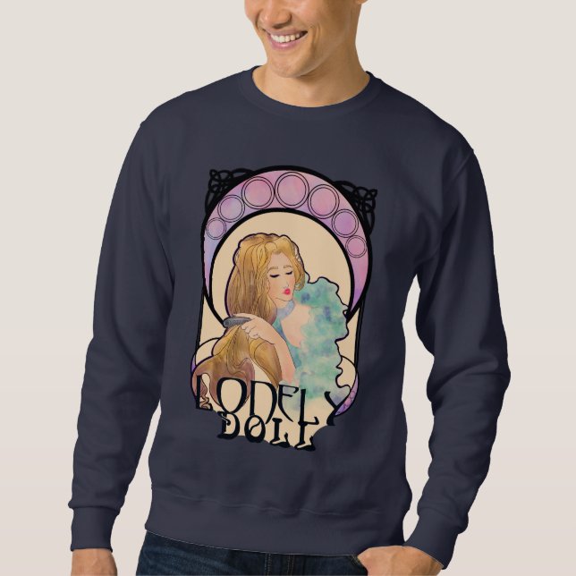 Lonely Doll Art Nouveau Signature Look Sweatshirt (Vorderseite)
