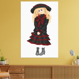 Lonely Girl Kinder Canvas Leinwanddruck