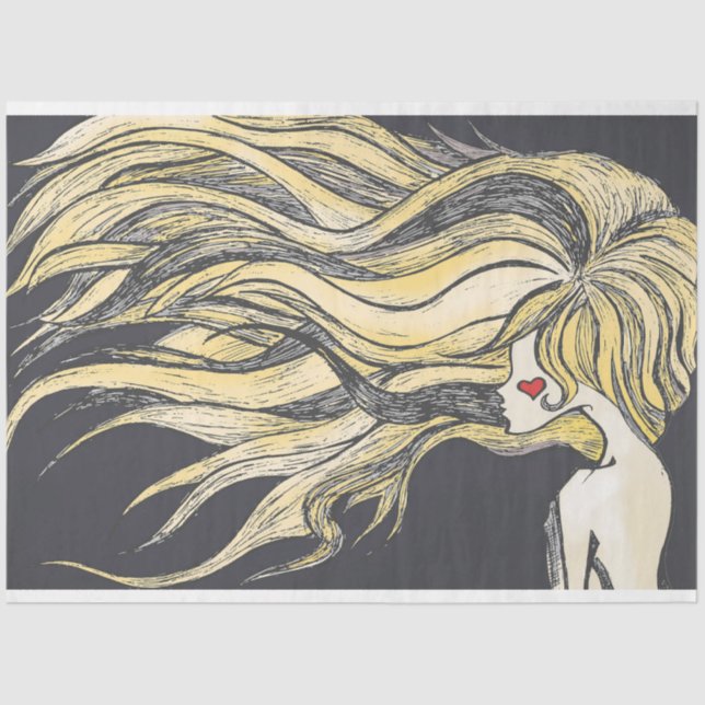 Lonely Heart Seidenpapier (Vorderseite)