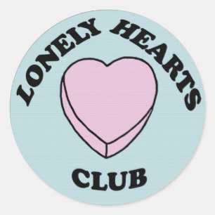 Lonely Hearts Club Aufkleber