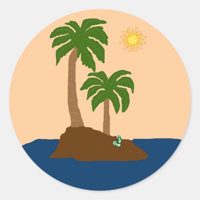 Lonely Island Aufkleber (Vorderseite)