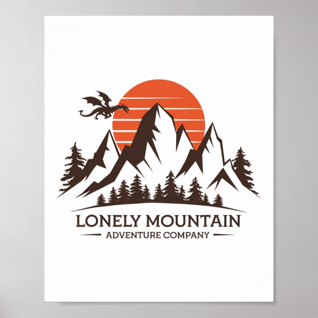 Lonely Mountain - Adventure Company - Fantasy Trip Poster (Vorne)