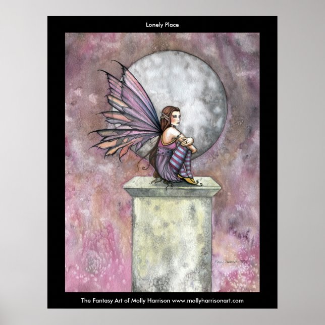 Lonely Place Fairy Poster von Molly Harrison (Vorne)