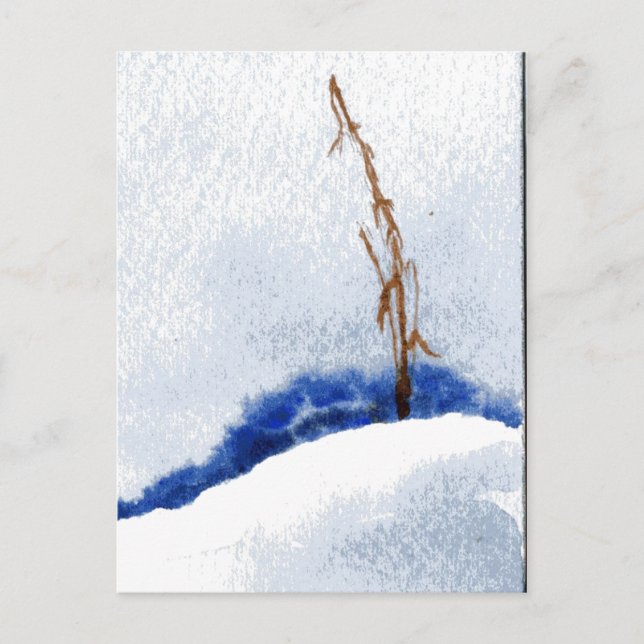 "Lonely Reed" - Landstraßen Postkarte (Vorderseite)