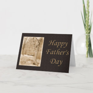 Lonely & Waiting Father's Day Karte
