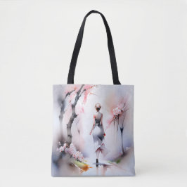 Lonely Woman Walking