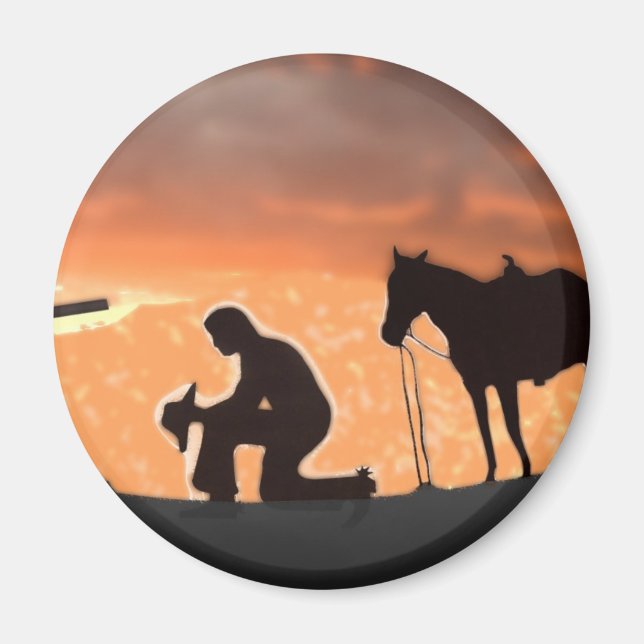 Lonesome Cowboy Magnet (Vorne)