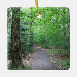 Lonesome Lake Trail New Hampshire Keramikornament