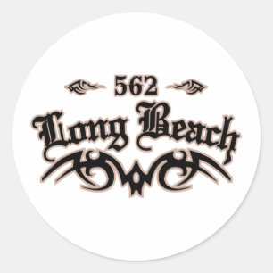 Long Beach 562 Runder Aufkleber