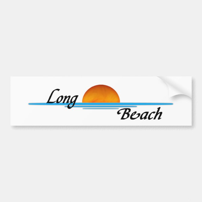 Long Beach Autoaufkleber (Vorne)