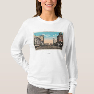 Long Beach, CA - Ozean-Boulevard-Ansicht T-Shirt