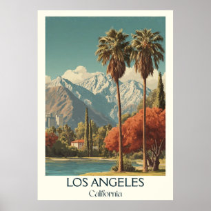 Long Beach California Art Print   City Beach Sky Poster