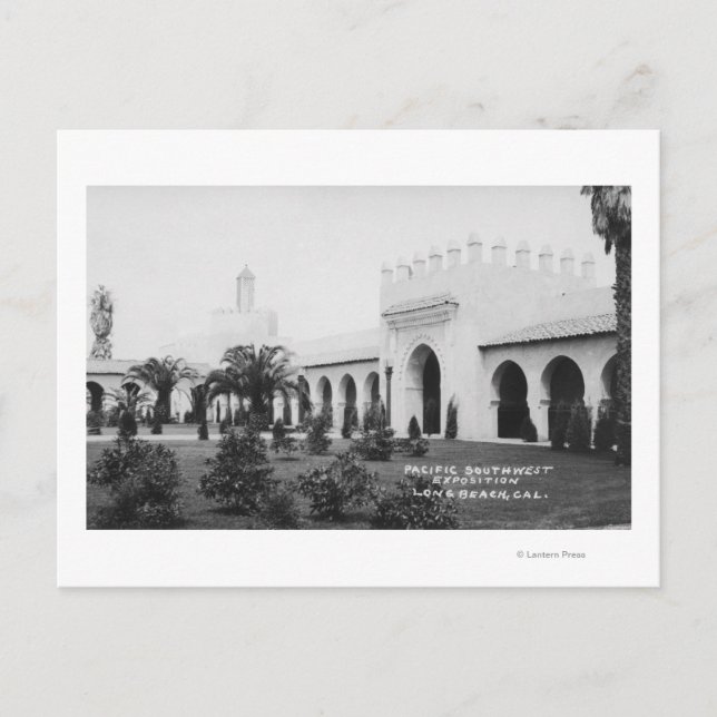Long Beach, California Pacific SW Expo Bldg. Postkarte (Vorderseite)