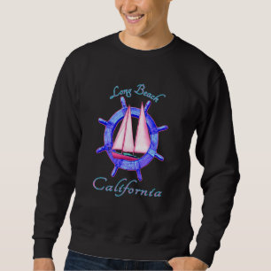 Long Beach California Segelboot Urlaub Na Sweatshirt