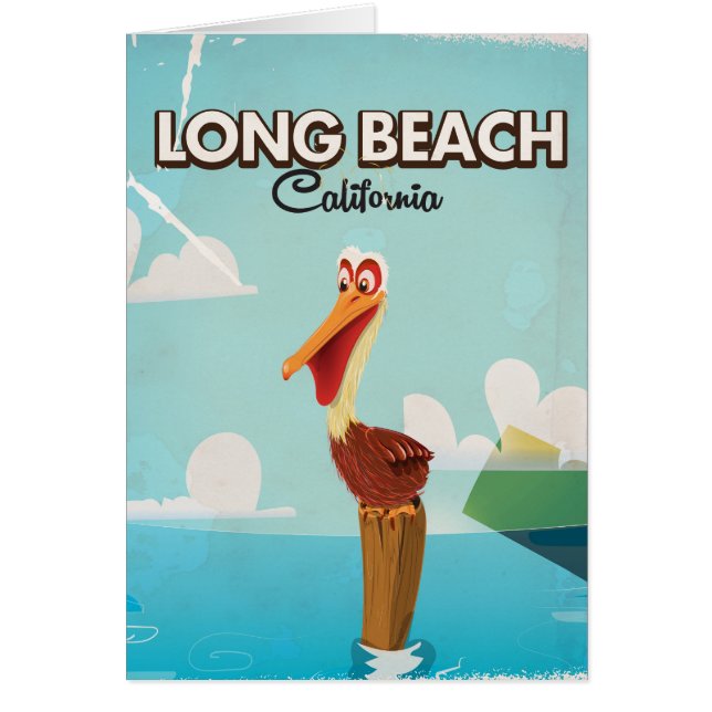 Long Beach California Vintag Pelican (Vorne)
