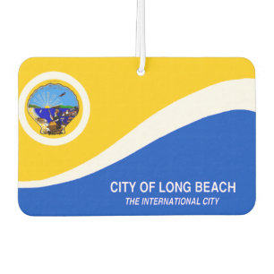 Long Beach City-Flagge Autolufterfrischer