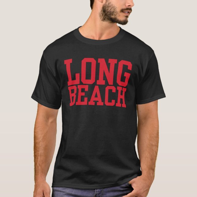 Long Beach City Uni T-Shirt (Vorderseite)