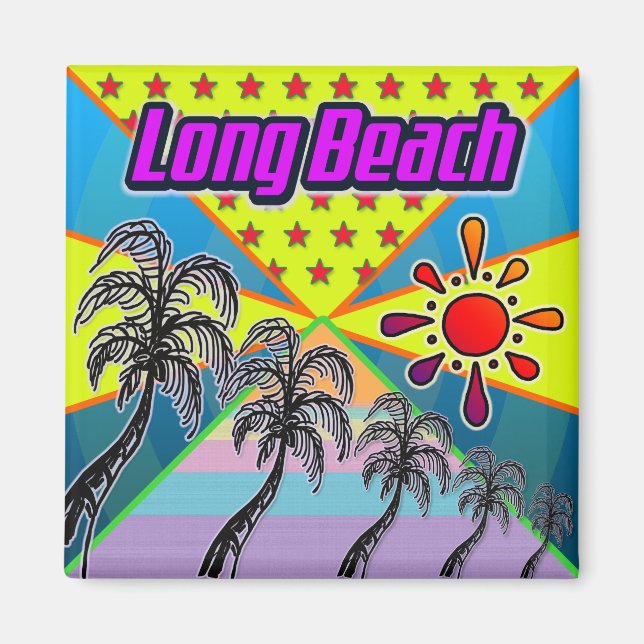 Long Beach Freedom Magnet (Vorne)